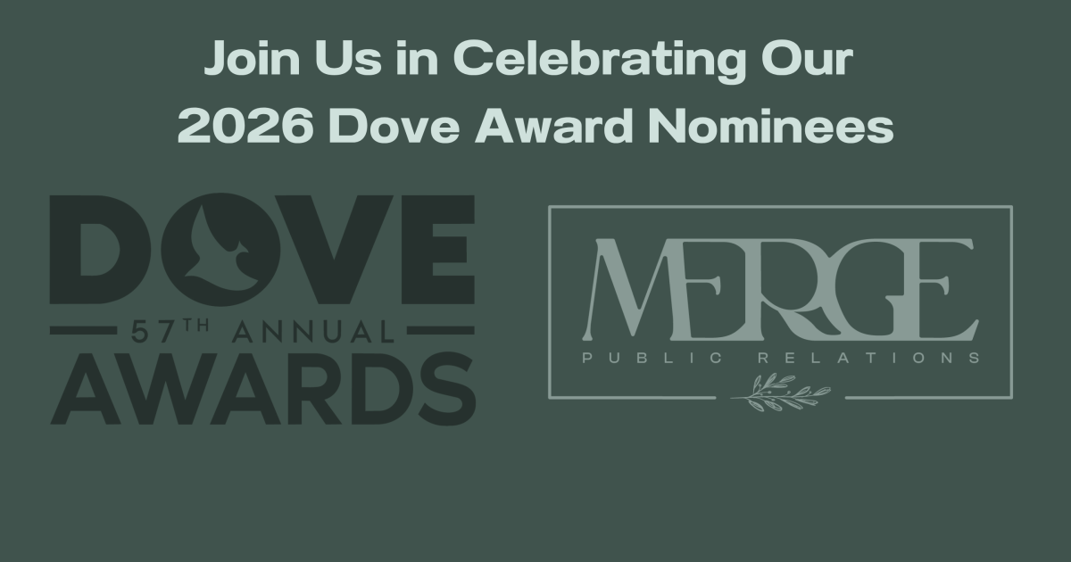 Merge PR Congratulates Its Artists on 2026 GMA Dove Award Nominations